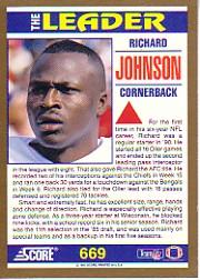 1991 Score Football "Main Set" Cards #501 to #686 Rookies and Veterans - Picture 330 of 361