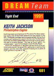 1991 Score Football "Main Set" Cards #501 to #686 Rookies and Veterans - Picture 351 of 361