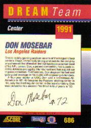 1991 Score Football "Main Set" Cards #501 to #686 Rookies and Veterans - Picture 361 of 361