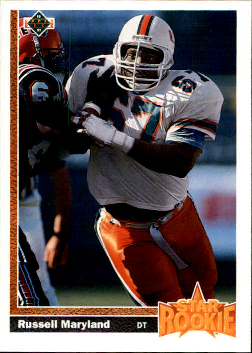 1991 Upper Deck Football "Main Set" Cards #1 to #250 Rookies and Veterans - Picture 10 of 495