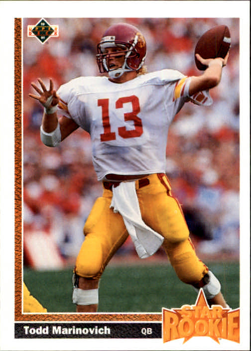 1991 Upper Deck Football "Main Set" Cards #1 to #250 Rookies and Veterans - Picture 38 of 495