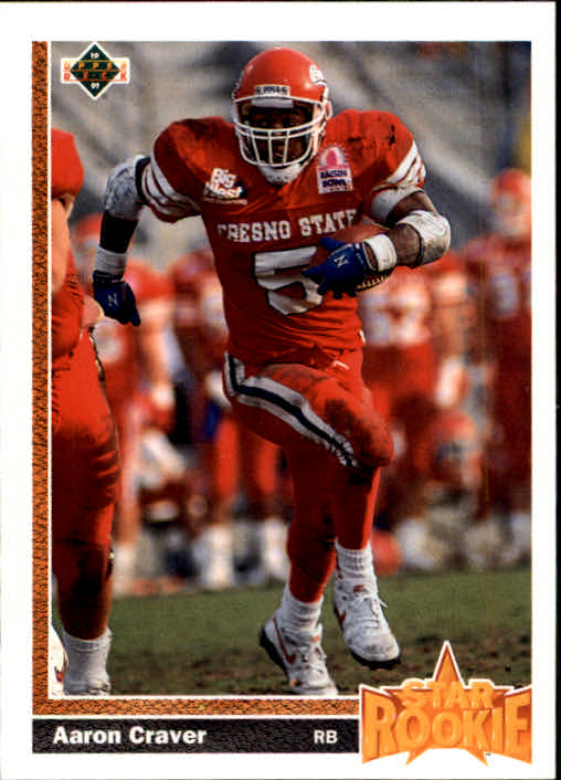 1991 Upper Deck Football "Main Set" Cards #1 to #250 Rookies and Veterans - Picture 40 of 495