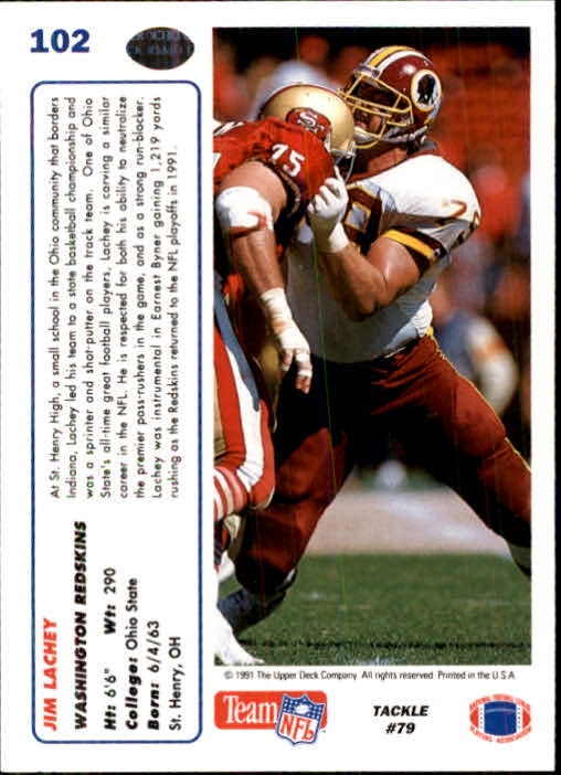 1991 Upper Deck Football "Main Set" Cards #1 to #250 Rookies and Veterans - Picture 203 of 495