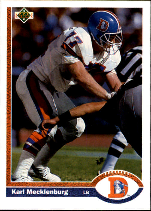 1991 Upper Deck Football "Main Set" Cards #1 to #250 Rookies and Veterans - Picture 208 of 495