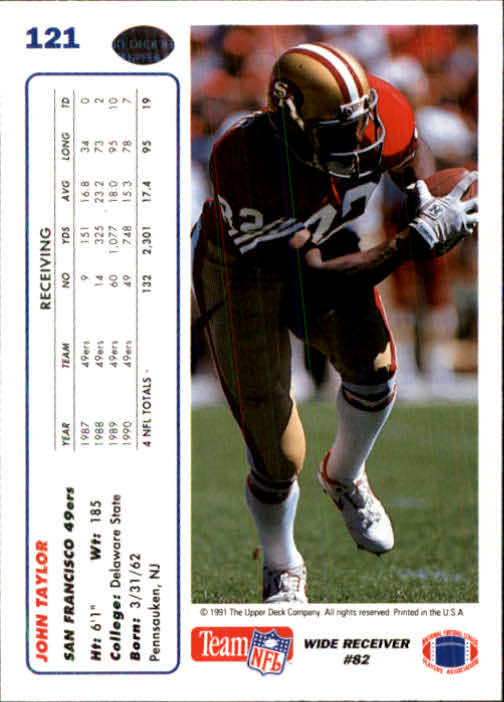 1991 Upper Deck Football "Main Set" Cards #1 to #250 Rookies and Veterans - Picture 241 of 495