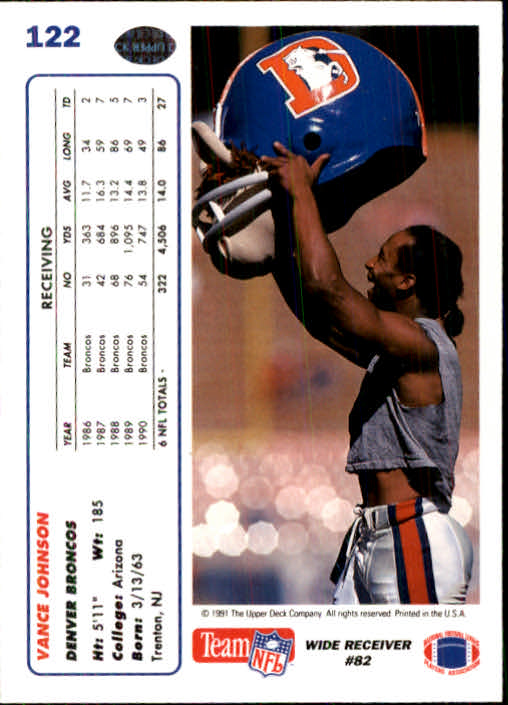 1991 Upper Deck Football "Main Set" Cards #1 to #250 Rookies and Veterans - Picture 243 of 495