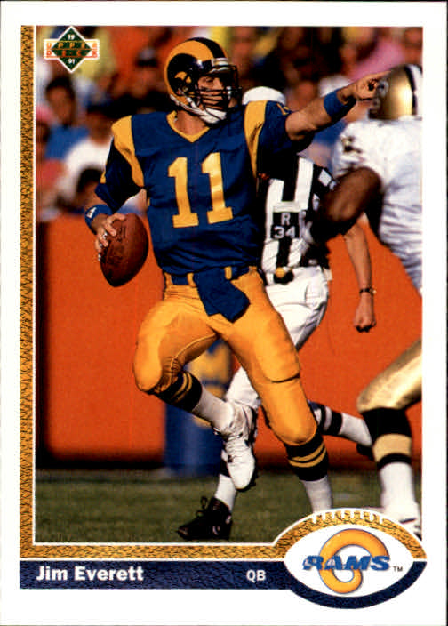 1991 Upper Deck Football "Main Set" Cards #1 to #250 Rookies and Veterans - Picture 324 of 495