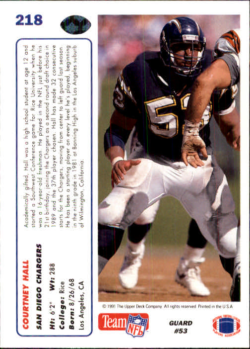 1991 Upper Deck Football "Main Set" Cards #1 to #250 Rookies and Veterans - Picture 433 of 495