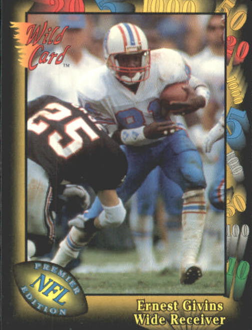 Pacific 1991 Nfl Pro Коллекционная Карточка Американский Футбол №173 Ernest  Givins - Game Collection Cards - AliExpress