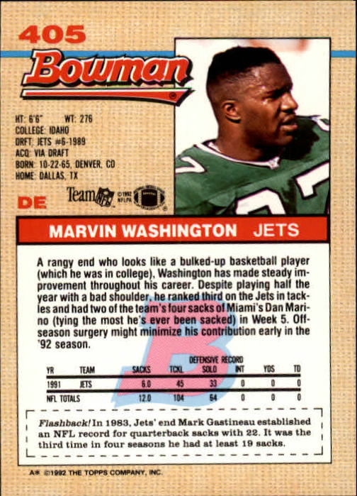 1992 Bowman Football "Main Set" Cards #401 to #573 Rookies and Veterans - Picture 9 of 311