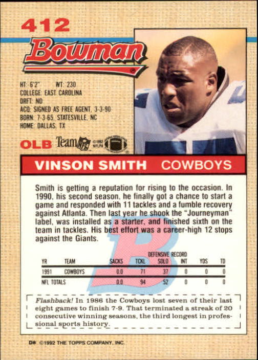 1992 Bowman Football "Main Set" Cards #401 to #573 Rookies and Veterans - Picture 21 of 311