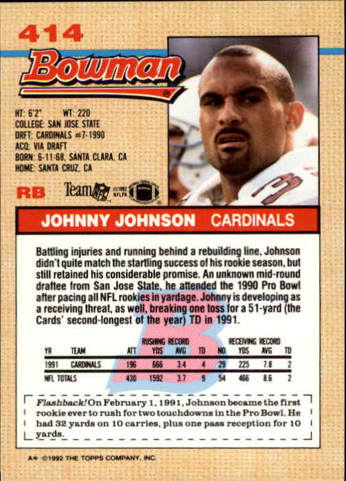 1992 Bowman Football "Main Set" Cards #401 to #573 Rookies and Veterans - Picture 25 of 311