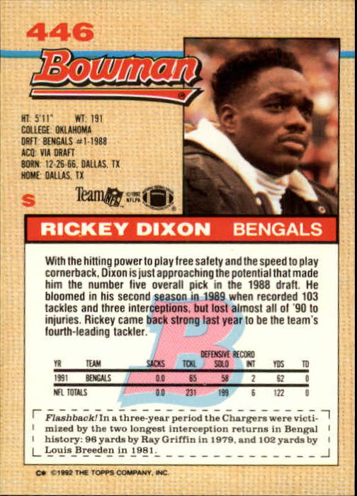 1992 Bowman Football "Main Set" Cards #401 to #573 Rookies and Veterans - Picture 89 of 311