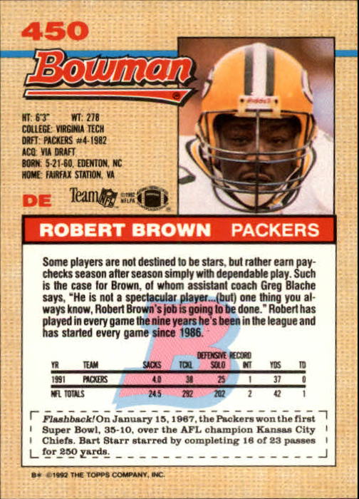 1992 Bowman Football "Main Set" Cards #401 to #573 Rookies and Veterans - Picture 97 of 311