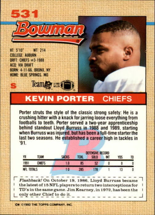 1992 Bowman Football "Main Set" Cards #401 to #573 Rookies and Veterans - Picture 231 of 311