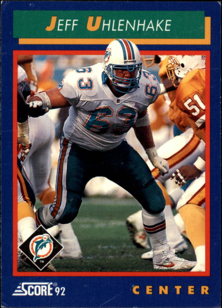 Jeff Uhlenhake autographed Football Card (Miami Dolphins, SC