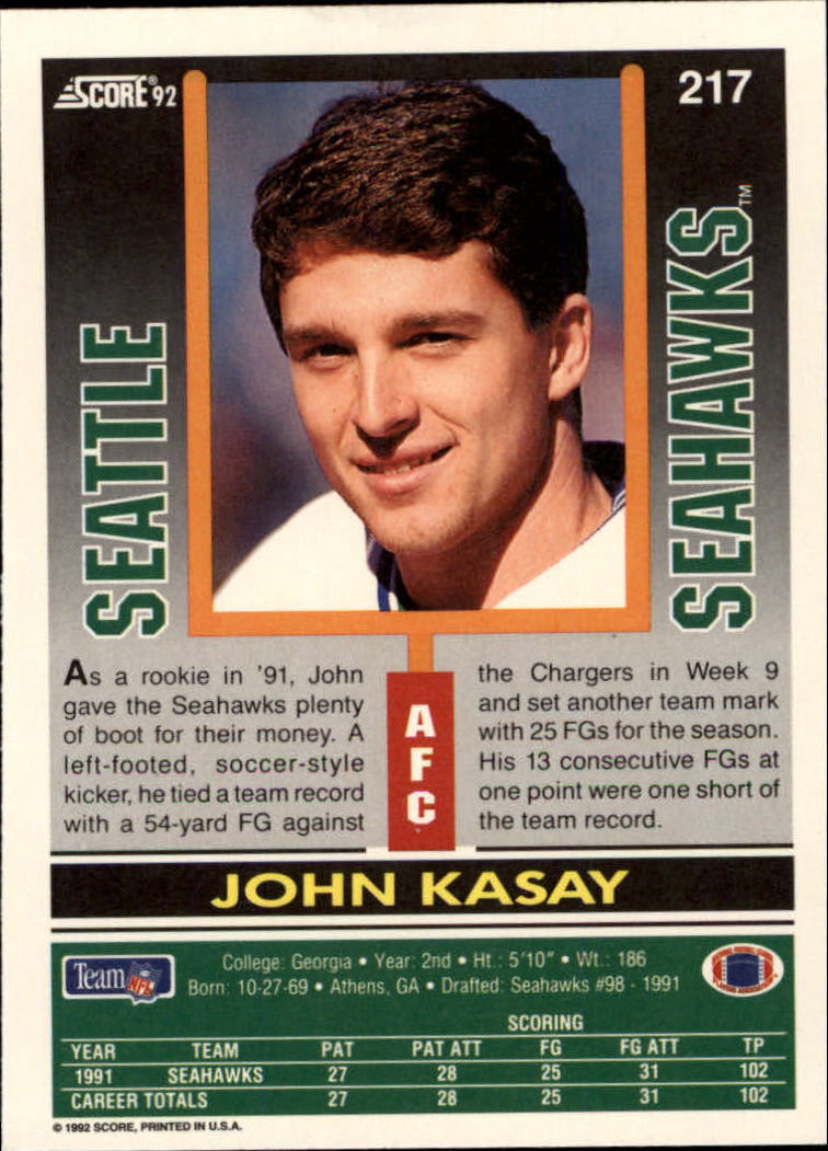 1992 Score Football Cards 201 400 Rookies A2226 You Pick 10 1992 Score Football Cards 201 400 Rookies A2226 You Pick 10