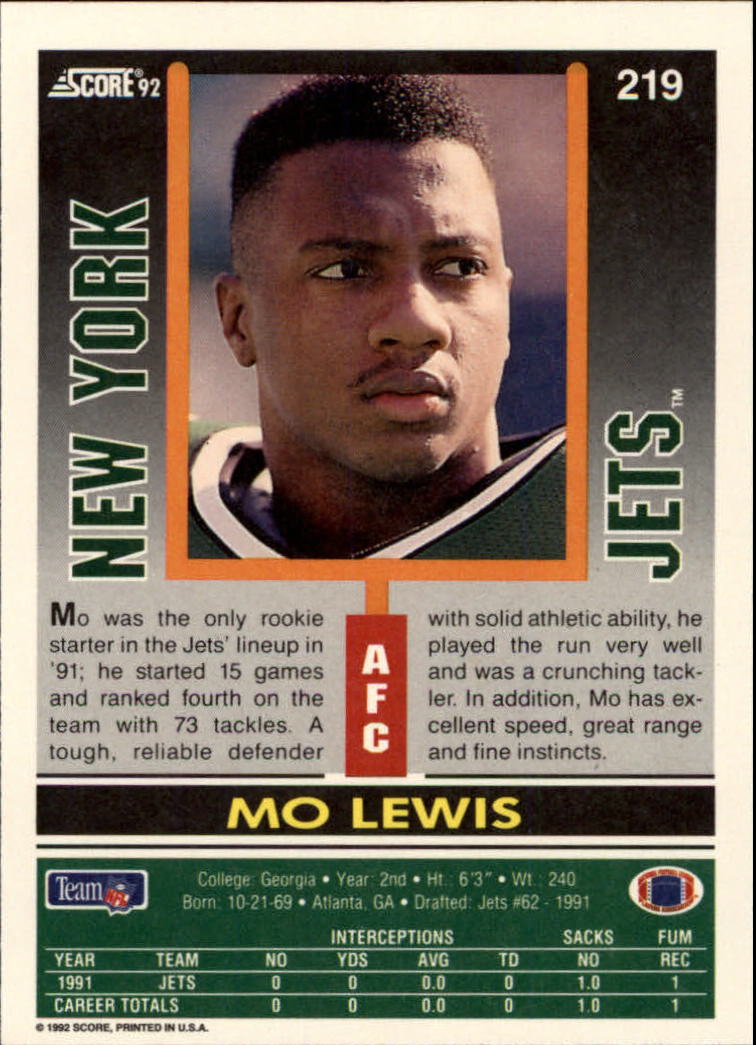 1992 Score Football Cards 201 400 Rookies A2226 You Pick 10 