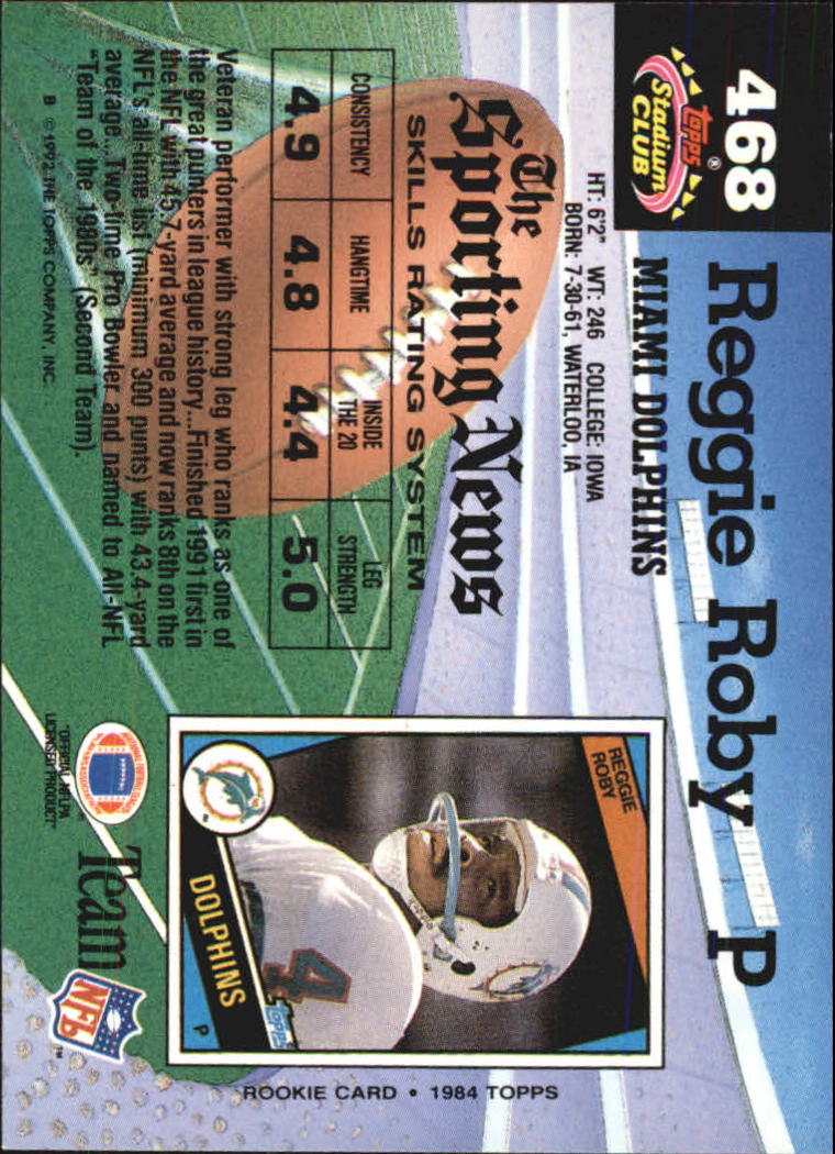 1992 Stadium Club Football "Main Set" Cards #401 to #635 Rookies and Veterans - Picture 135 of 399