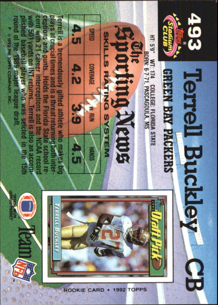 1992 Stadium Club Football "Main Set" Cards #401 to #635 Rookies and Veterans - Picture 185 of 399