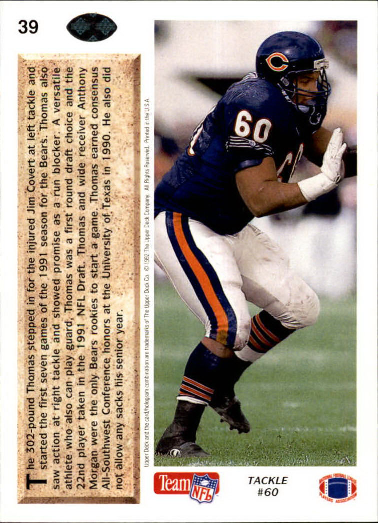 A2086- 1992 Upper Deck Football #s 1-250 +Rookies -You Pick- 15+ FREE US SHIP