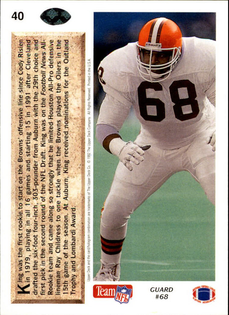 A2086- 1992 Upper Deck Football #s 1-250 +Rookies -You Pick- 15+ FREE US SHIP