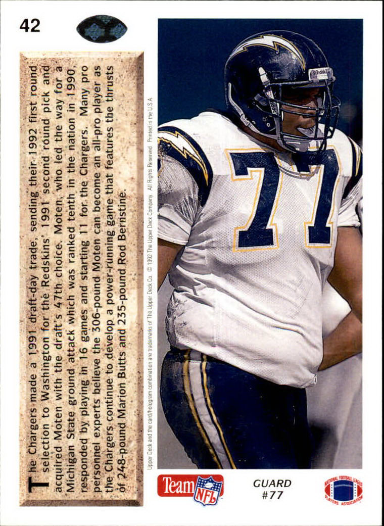 A2086- 1992 Upper Deck Football #s 1-250 +Rookies -You Pick- 15+ FREE US SHIP