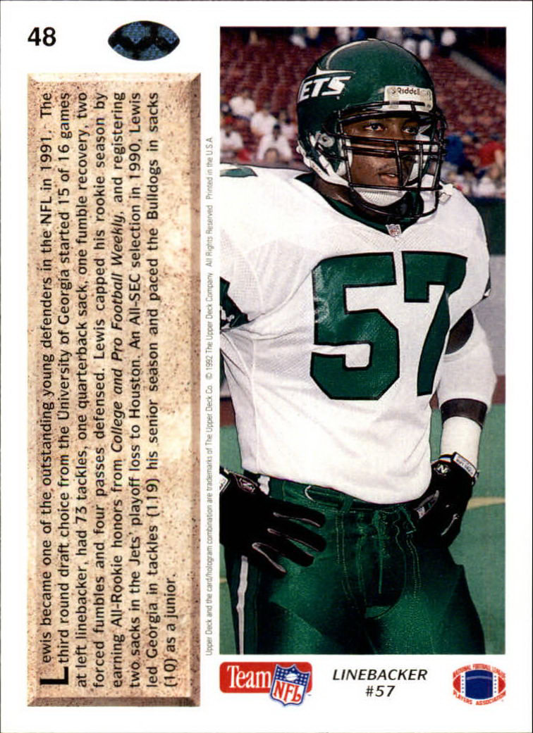 A2086- 1992 Upper Deck Football #s 1-250 +Rookies -You Pick- 15+ FREE US SHIP