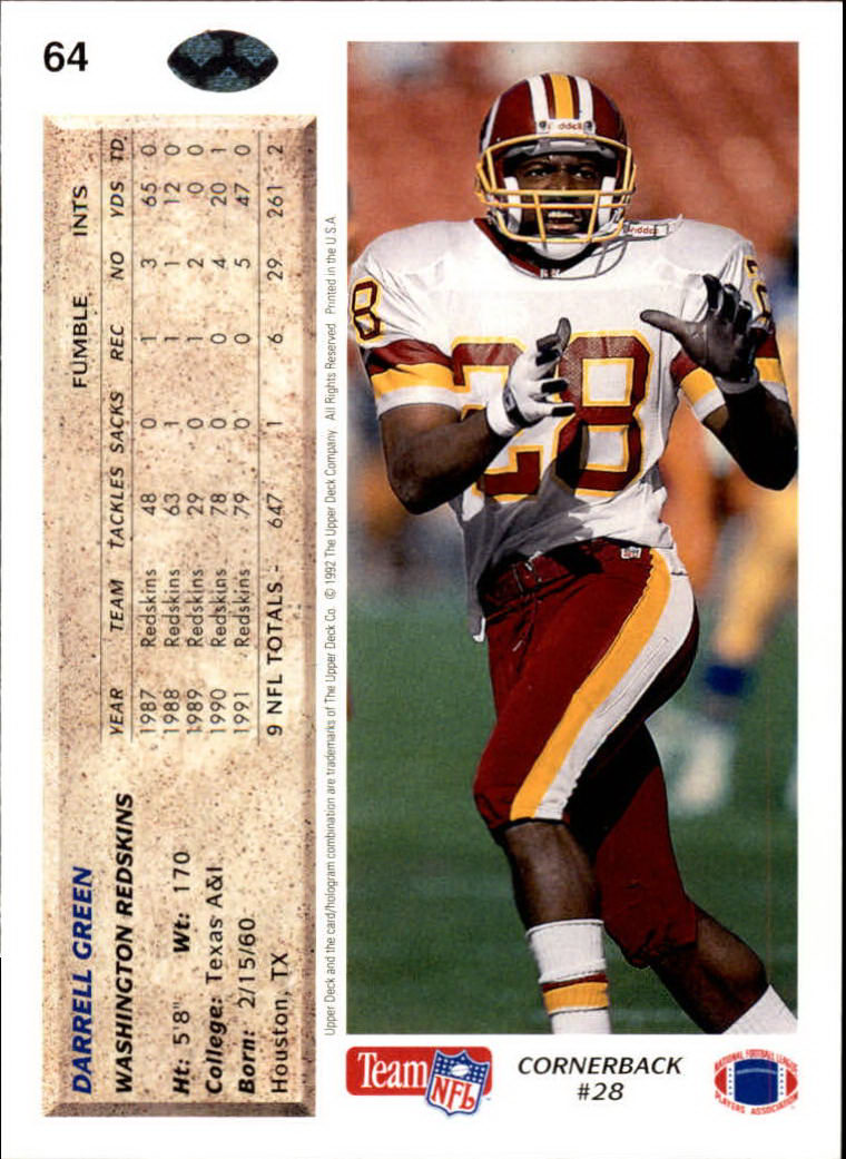 A2086- 1992 Upper Deck Football #s 1-250 +Rookies -You Pick- 15+ FREE US SHIP