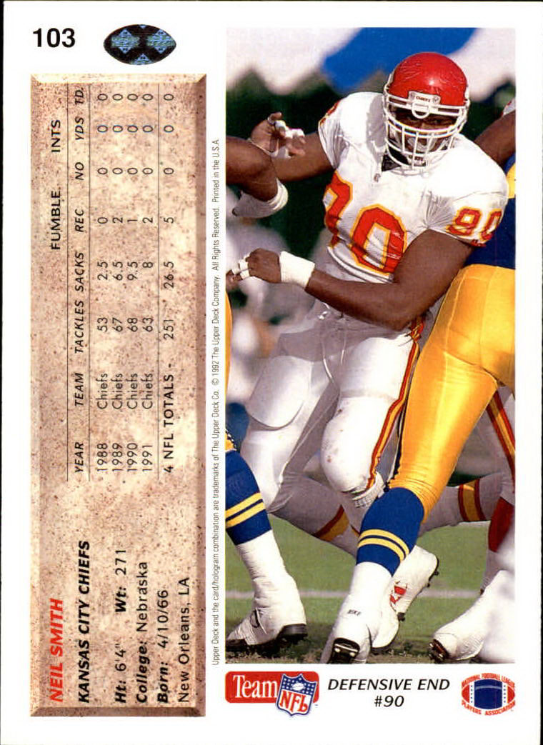 A2086- 1992 Upper Deck Football #s 1-250 +Rookies -You Pick- 15+ FREE US SHIP