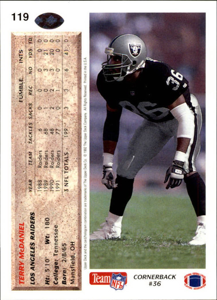 A2086- 1992 Upper Deck Football #s 1-250 +Rookies -You Pick- 15+ FREE US SHIP