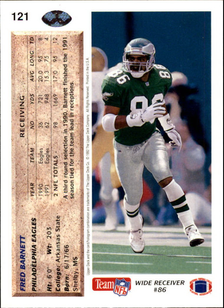 A2086- 1992 Upper Deck Football #s 1-250 +Rookies -You Pick- 15+ FREE US SHIP