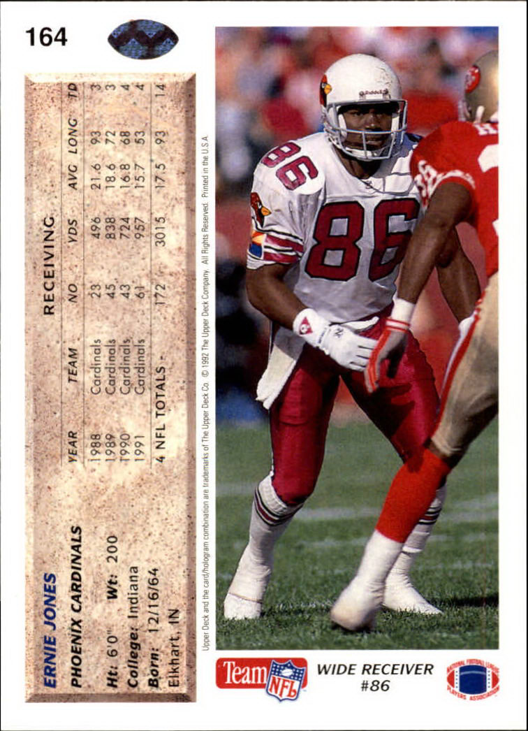 A2086- 1992 Upper Deck Football #s 1-250 +Rookies -You Pick- 15+ FREE US SHIP