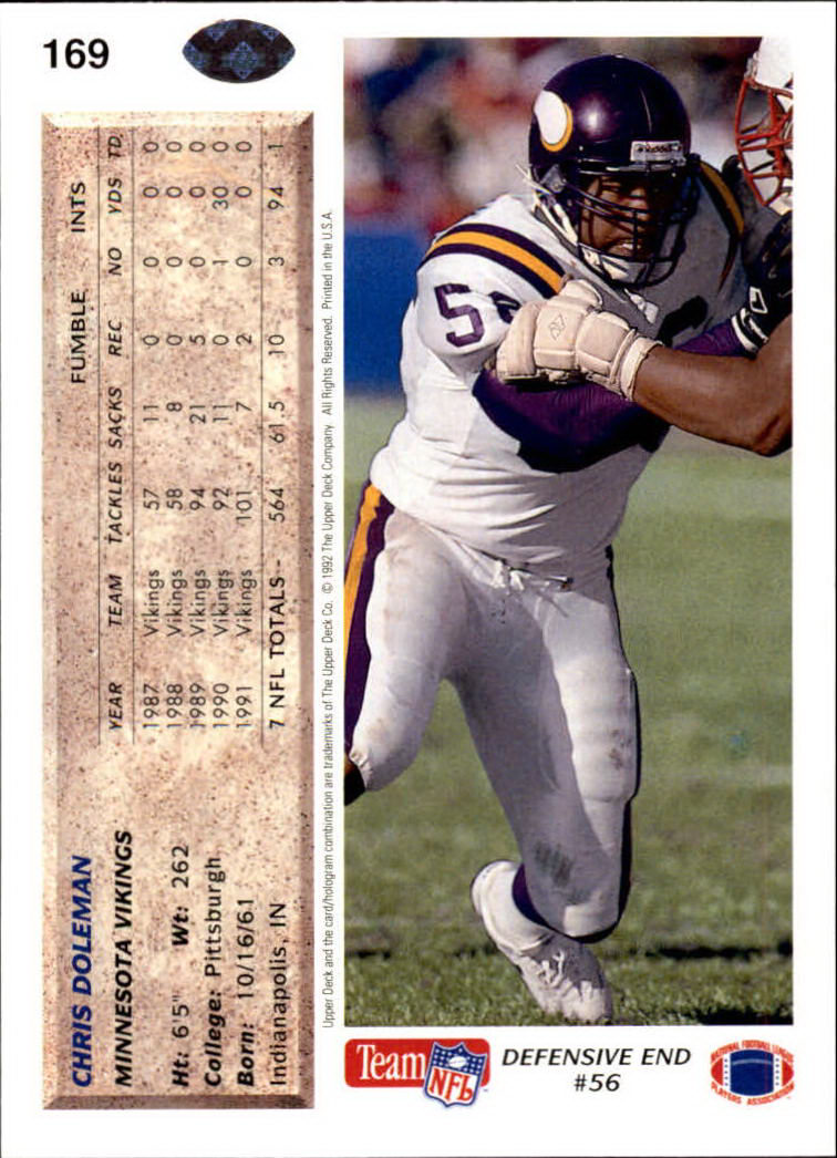 A2086- 1992 Upper Deck Football #s 1-250 +Rookies -You Pick- 15+ FREE US SHIP