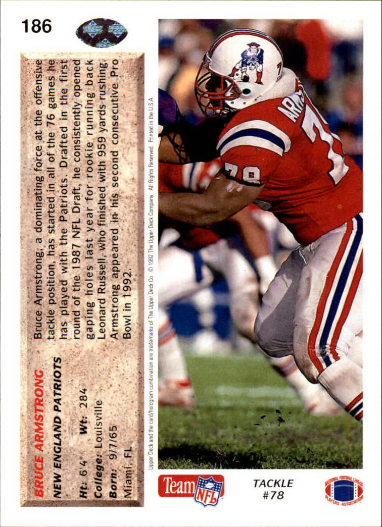 A2086- 1992 Upper Deck Football #s 1-250 +Rookies -You Pick- 15+ FREE US SHIP