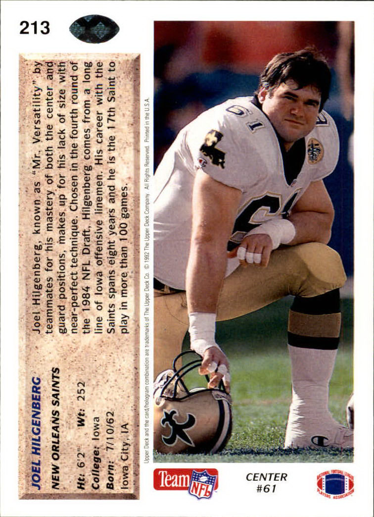 A2086- 1992 Upper Deck Football #s 1-250 +Rookies -You Pick- 15+ FREE US SHIP