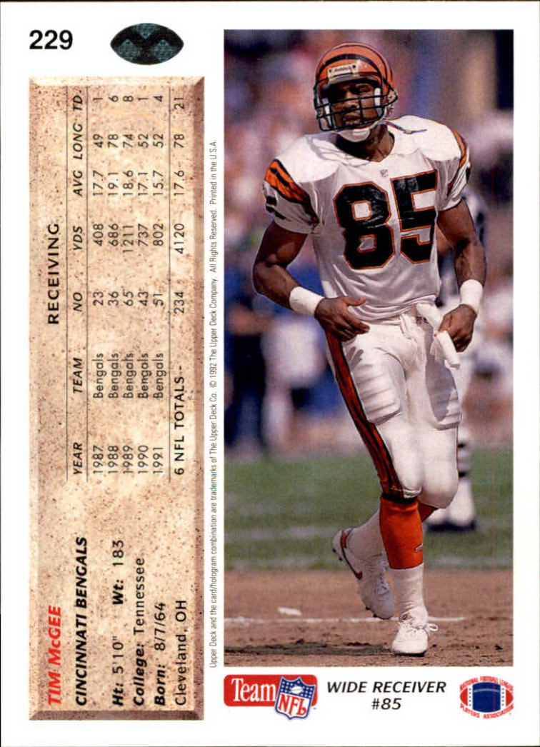 A2086- 1992 Upper Deck Football #s 1-250 +Rookies -You Pick- 15+ FREE US SHIP