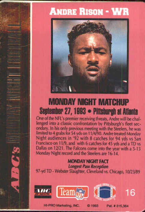 ABC Monday Night Football (Video Game 1993) - IMDb