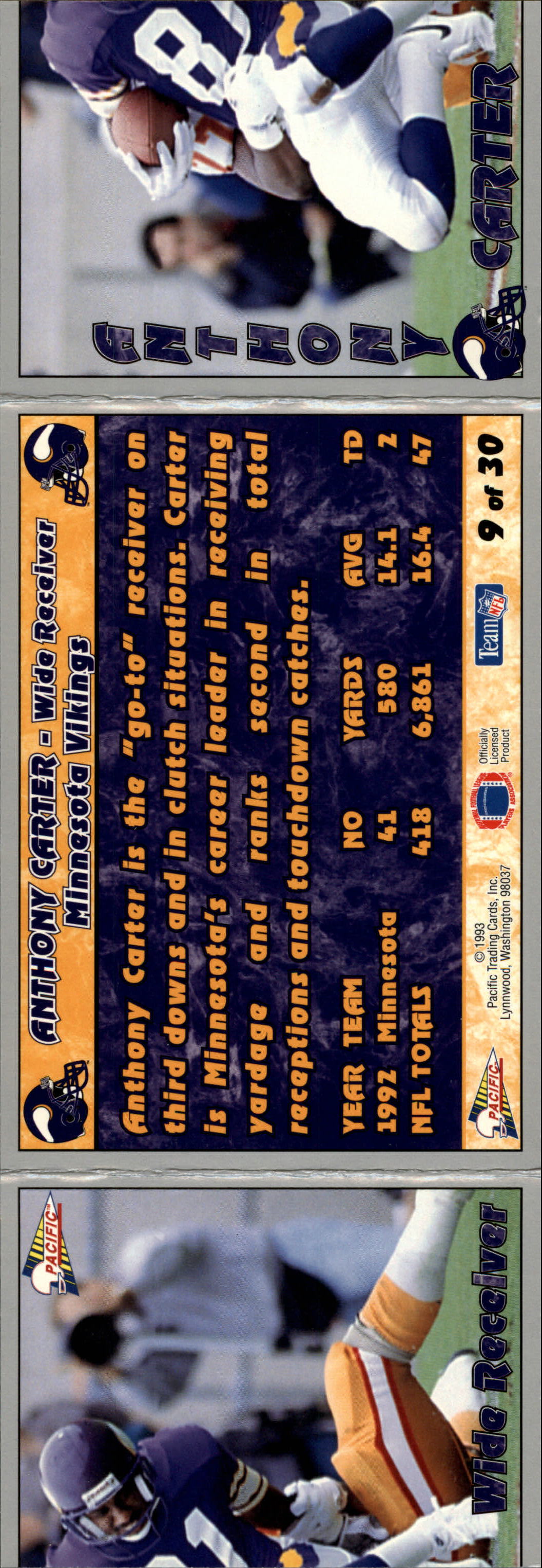 B0352- 1993 carpetas triples Pacific FB gran tamaño - tú eliges- más de 15 ENVÍO GRATUITO A EE. UU. - Imagen 13 de 41