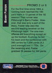 Playoff Football "Promo" Insert Cards 1993 - Bild 5 von 13