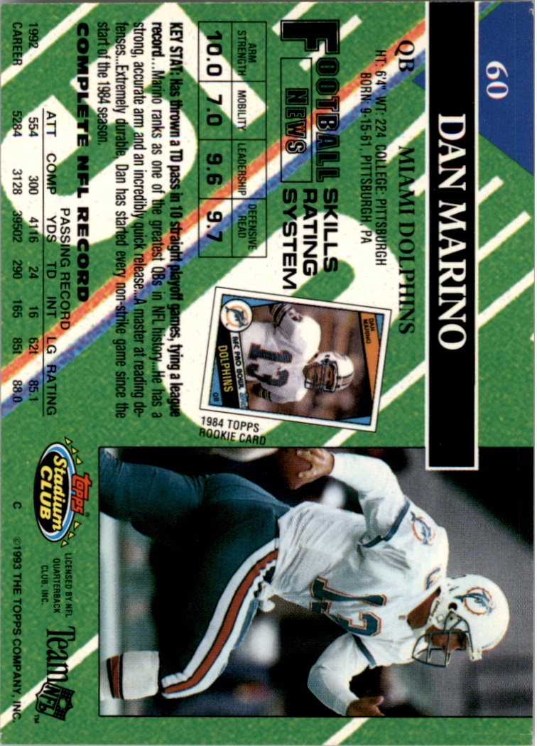 1993 Stadium Club Football "Super Teams Super Bowl" Cards - Picture 7 of 39