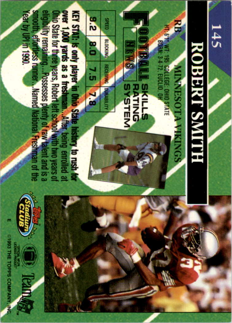 1993 Stadium Club Football "Super Teams Super Bowl" Cards - Picture 23 of 39