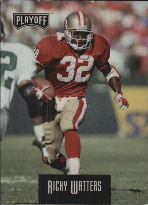 Playoff Calcio 1993 "Ricky Watters and Rookie Roundup" Inserto Carte - Foto 2 di 5