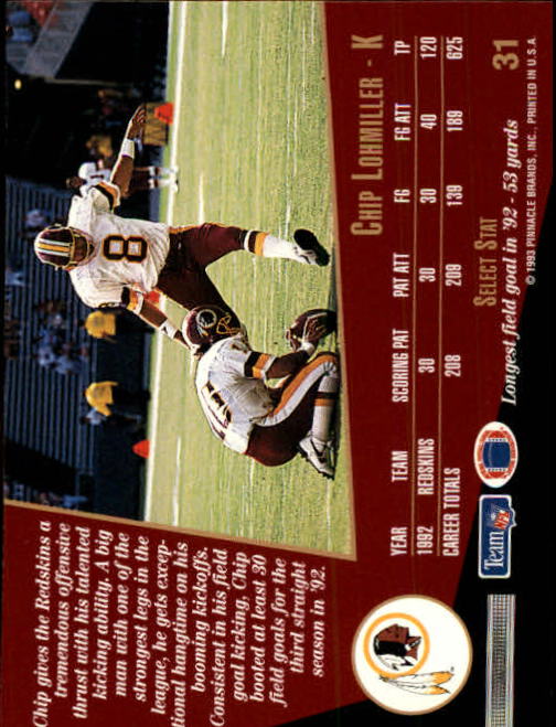 A7989- 1993 Select Football Card #s 1-200 +Rookies -You Pick- 15+ FREE US SHIP