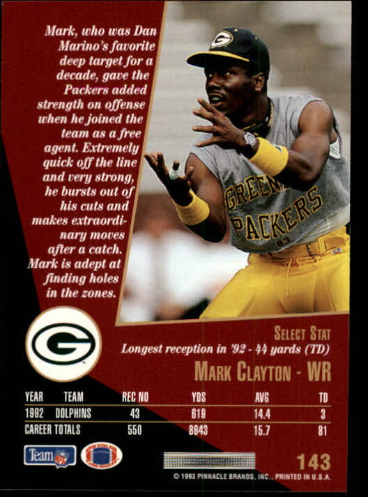 A7989- 1993 Select Football Card #s 1-200 +Rookies -You Pick- 15+ FREE US SHIP