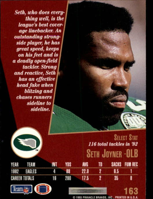 A7989- 1993 Select Football Card #s 1-200 +Rookies -You Pick- 15+ FREE US SHIP