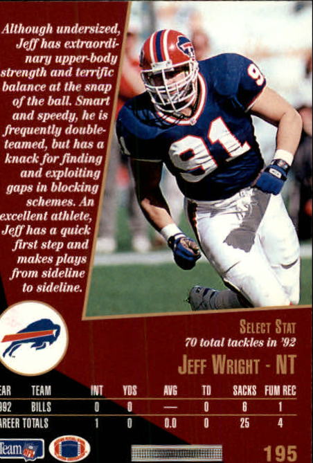 A7989- 1993 Select Football Card #s 1-200 +Rookies -You Pick- 15+ FREE US SHIP