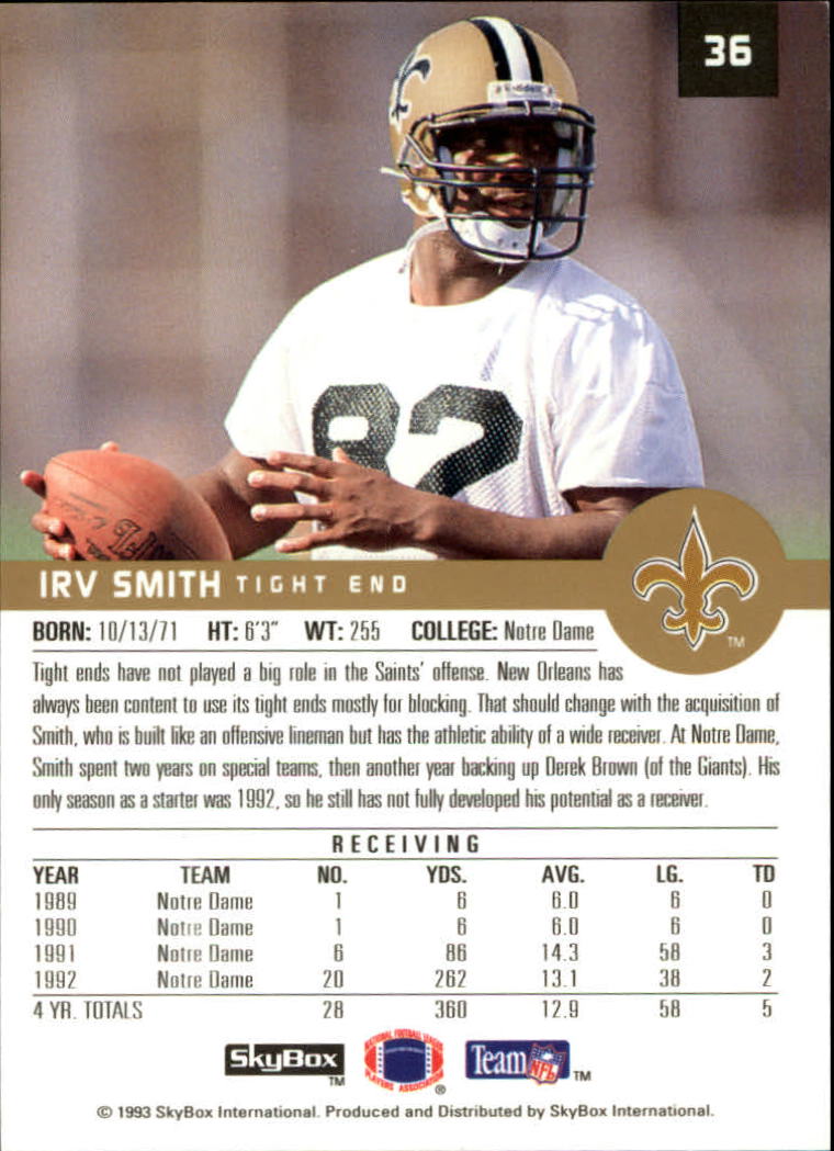 1993 SkyBox Premium Football Card Pick