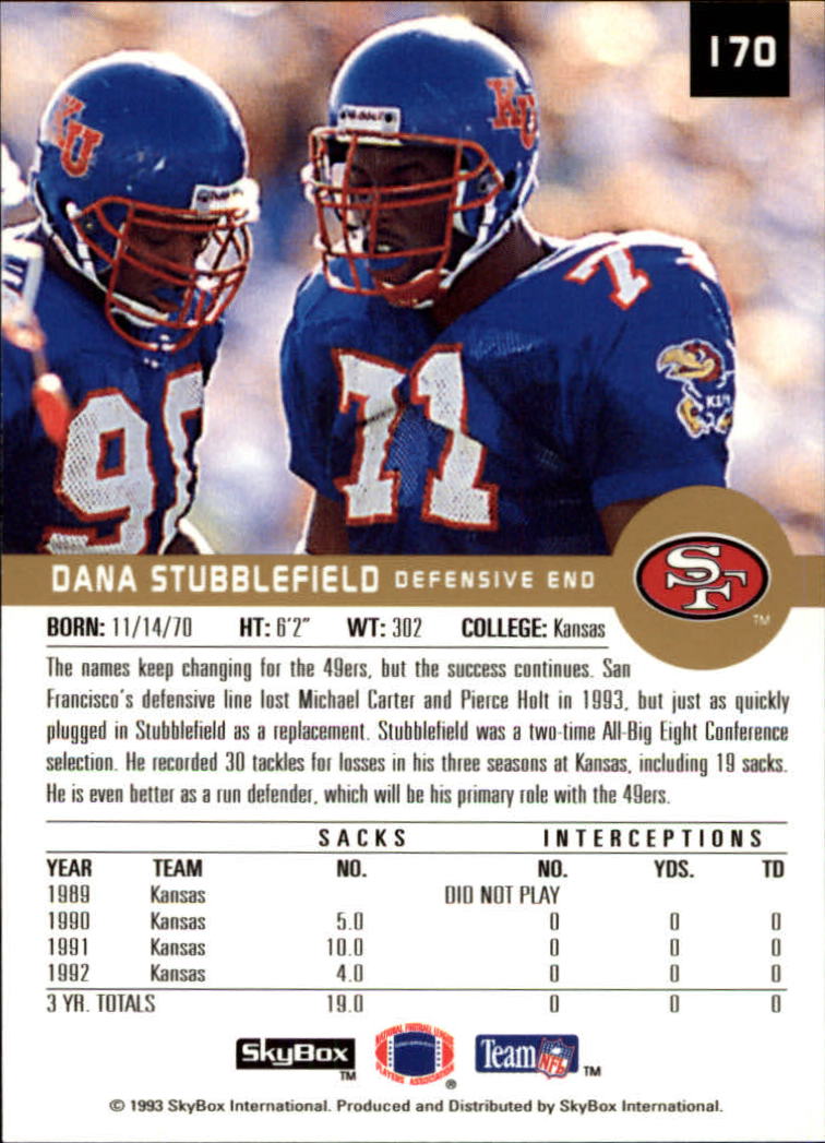 1993 SkyBox Premium Football Card Pick