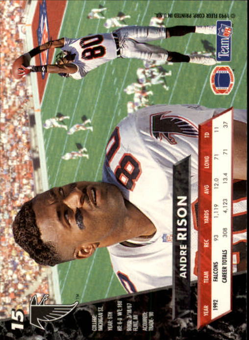 B2186- 1993 Ultra Football Card #s 1-250 +Rookies -You Pick- 15+ FREE US SHIP - Picture 29 of 475